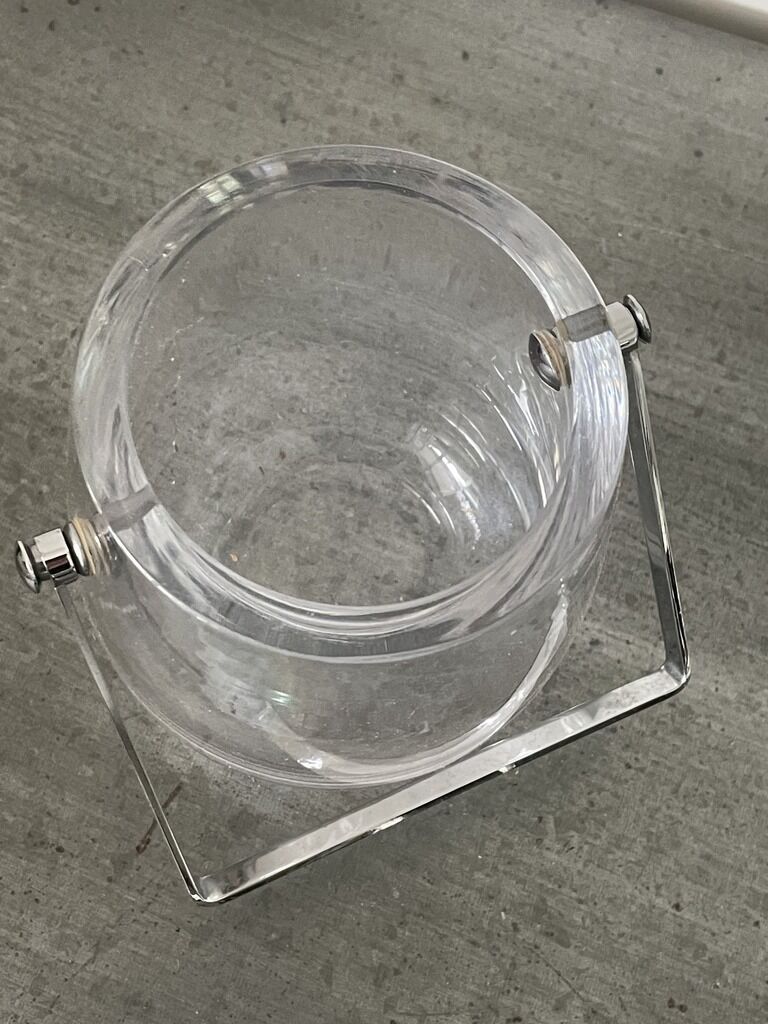 Daum vintage ice bucket