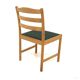 Set of 6 Scandinavian oak chairs, Sweden, 1960.