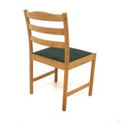 Set of 6 Scandinavian oak chairs, Sweden, 1960.