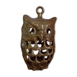 Brass photophore owl