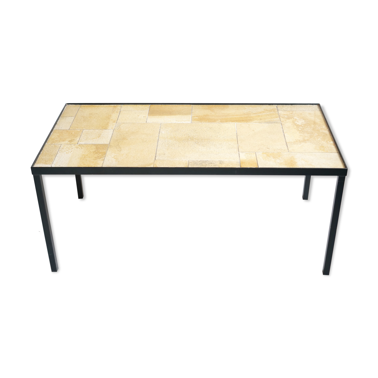 French stone mosaic coffee table year 50