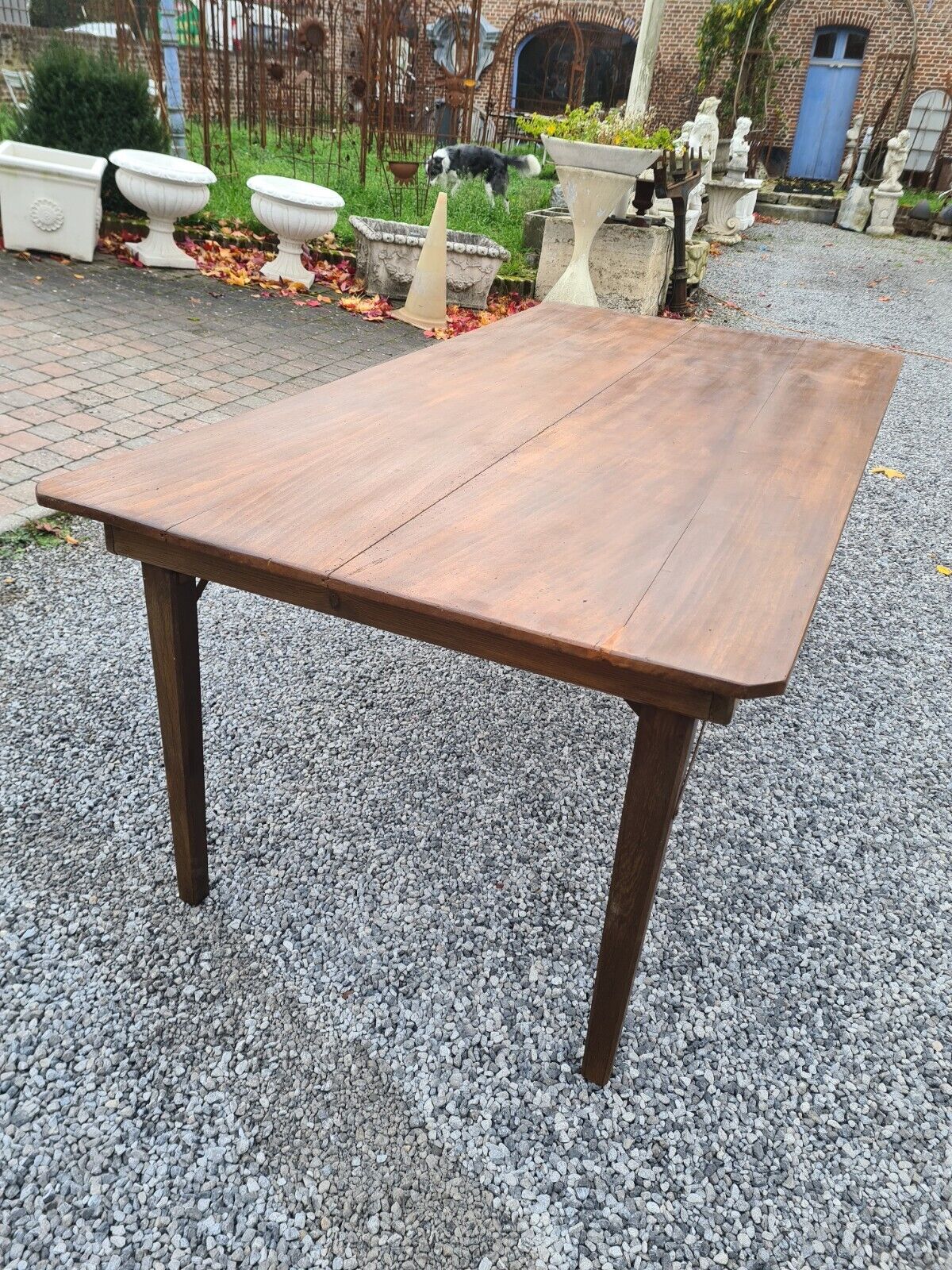 Oak folding table