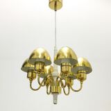 Chandelier T 526/M by Hans-Agne Jakobsson for Markaryd, Sweden, 1960s