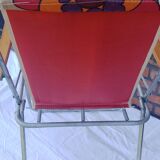 70's vintage fabric folding armchair