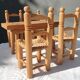 Lot 8 miniatures jouets vintages tables et sièges