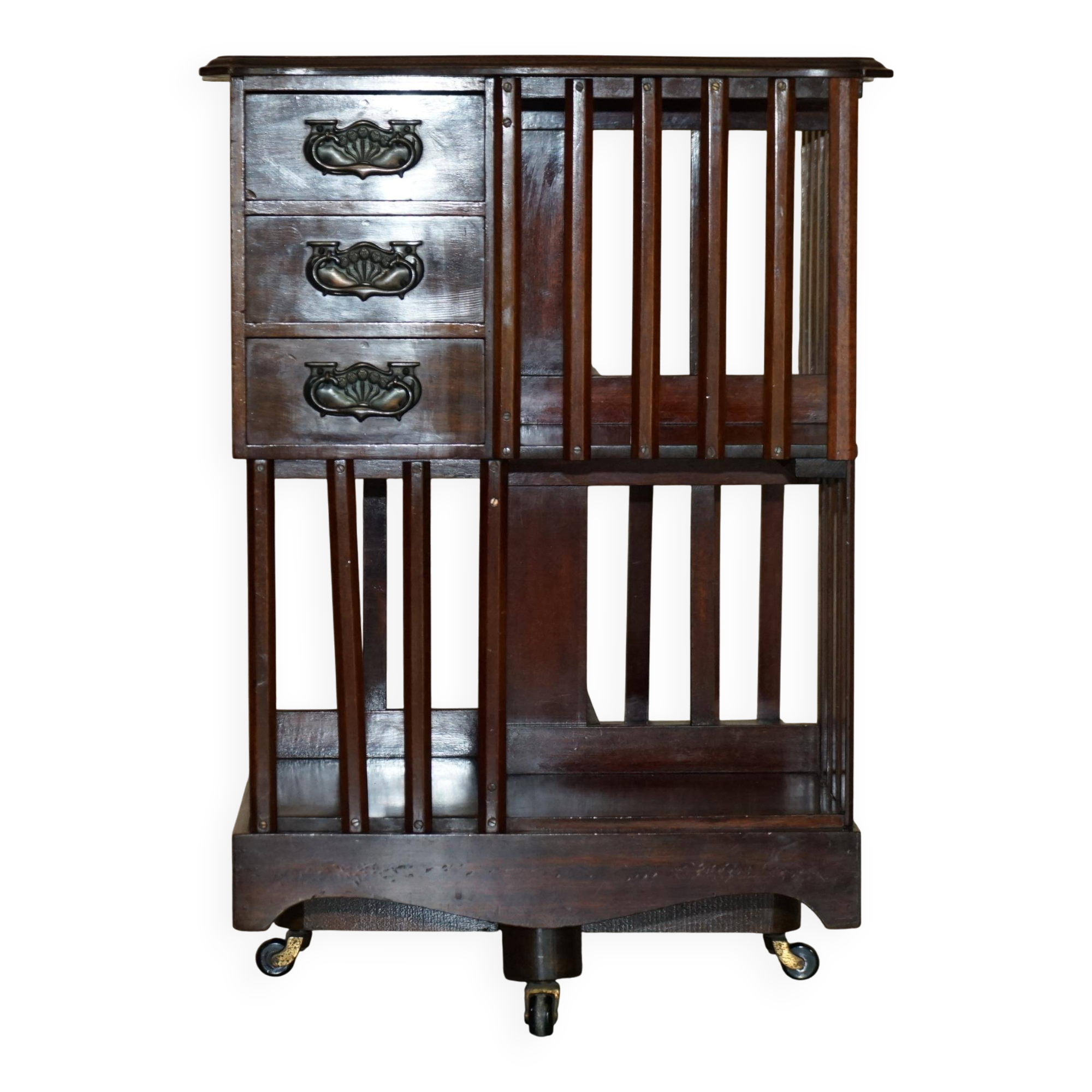 Liberty's London Art Nouveau handles for library table