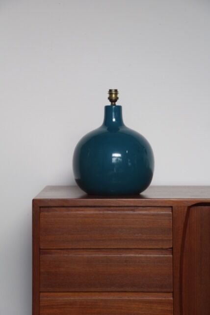 Lampe en bois tourné France 1970