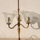Large Size Art Decò Murano Glass Table Lamp, 1940