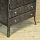 Antique industrial metal display cabinet, circa 1920