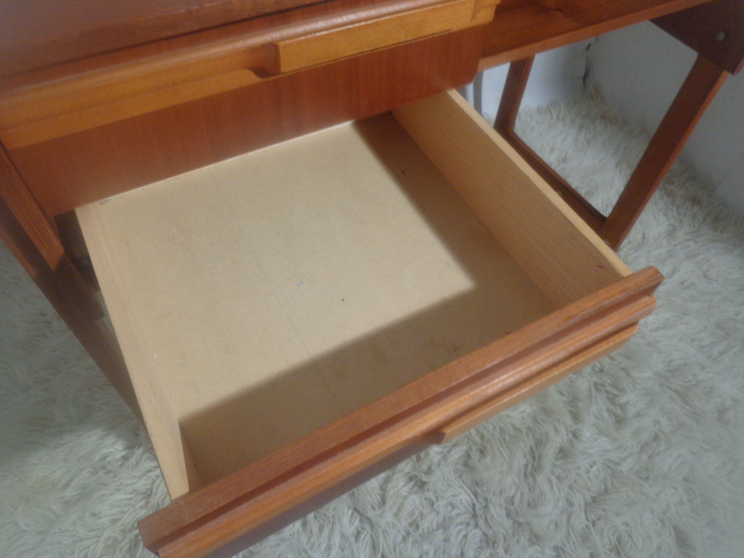 Vintage office of the 50s foot sled teak