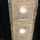 Mazzega frost glass foot lamp