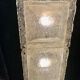 Mazzega frost glass foot lamp