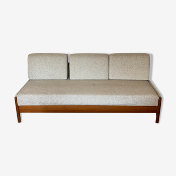 Canapé daybed en teck danois années 1960