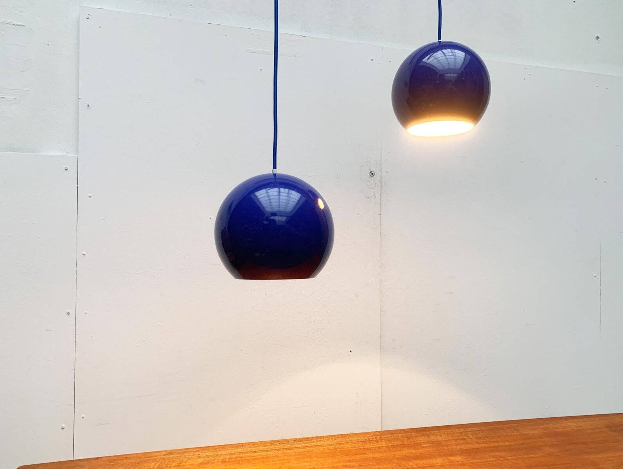 Mid-century Topan suspensions by Verner Panton for Louis Poulsen, set of 2.