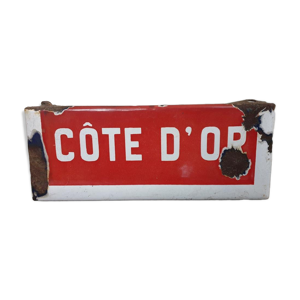 Plaque émaillée Côte d'Or