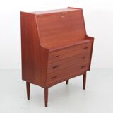 Scandinavian teak secretary