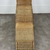 Karlskrona lounge chair by Karl Malmvall for Ikea, rattan