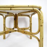 Bamboo dining table, 1970s