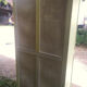 Armoire parisienne jaune en bois