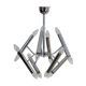 Geometrical chrome chandelier by Boulanger