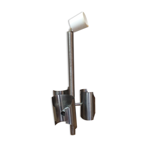 Lustre space age chromé