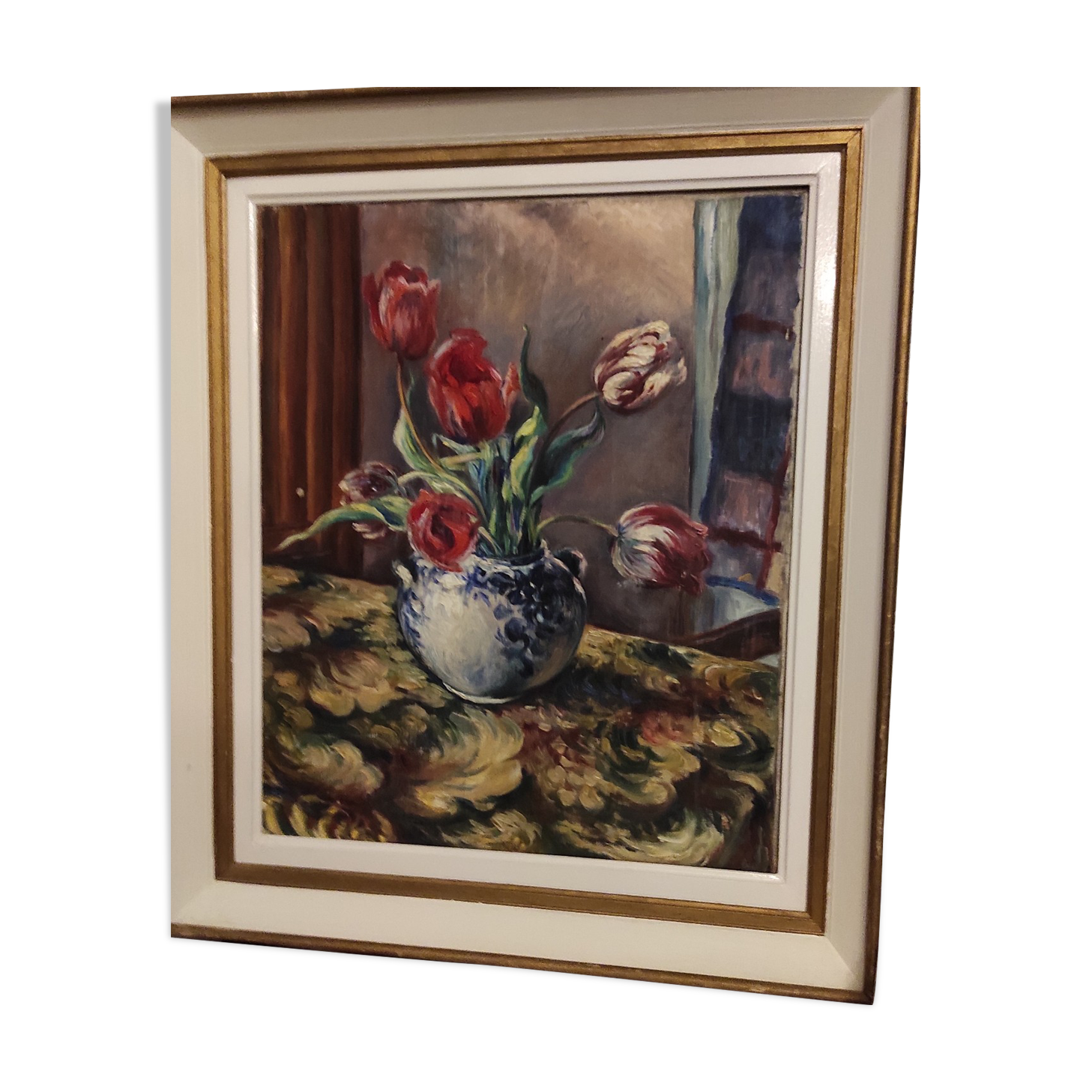 Tulip bouquet painting