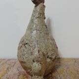 Coq en céramique craquelée athezza