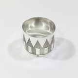 Art Deco silver towel ring