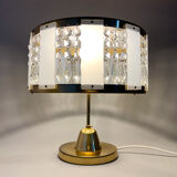 Lampe de table en laiton de la verrerie Novy Bydzov, Tchécoslovaquie, 1970