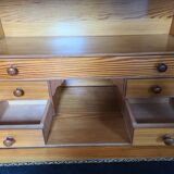 Secretary concealed in ragpicker in zebrano and marble