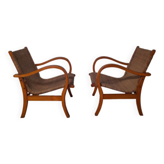 Pair of Bauhaus armchairs by Erich dieckmann 1925