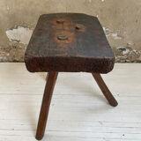 Brutalist tripod stool