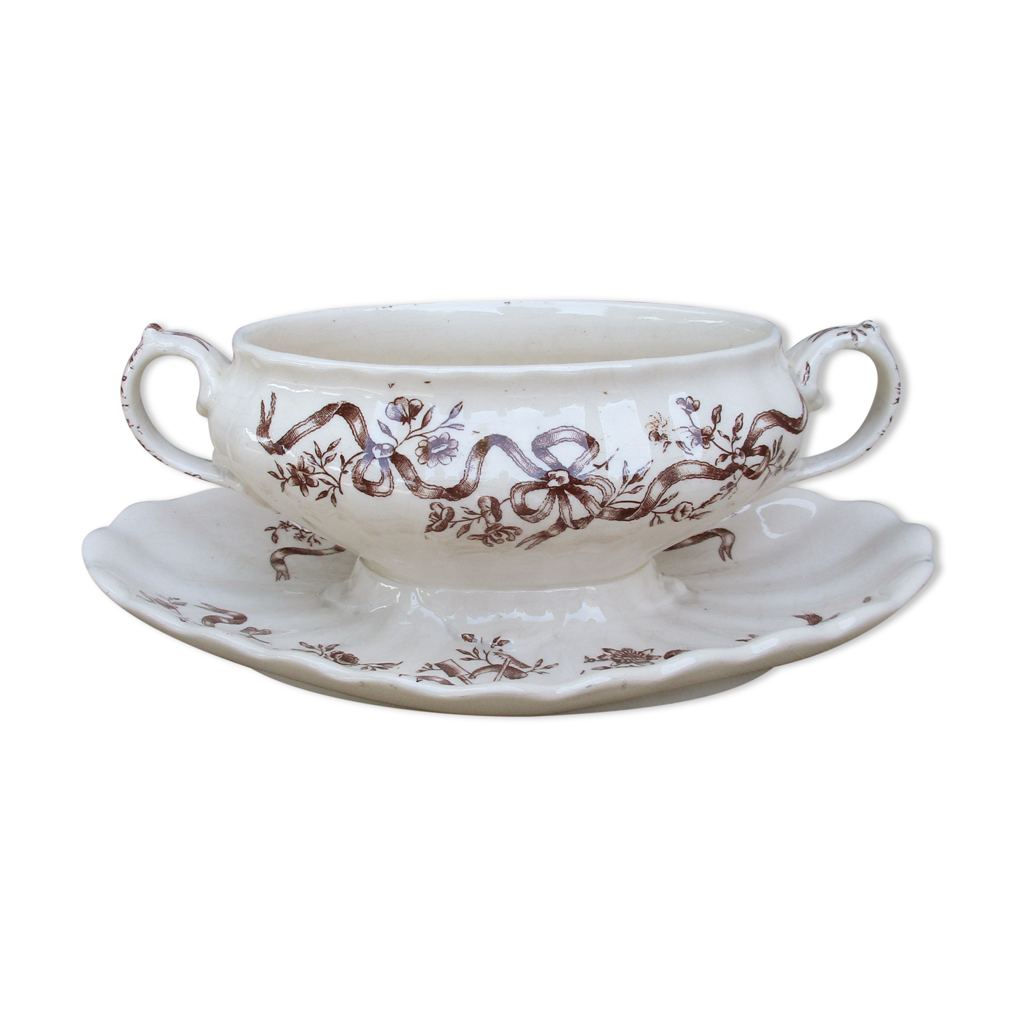 Sausage with decor of floral ribbons Longchamps