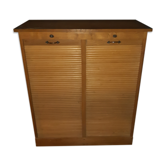 Double meuble à rideaux, années 30