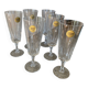 6 flûtes Cristal d’Arques modèle Versaille