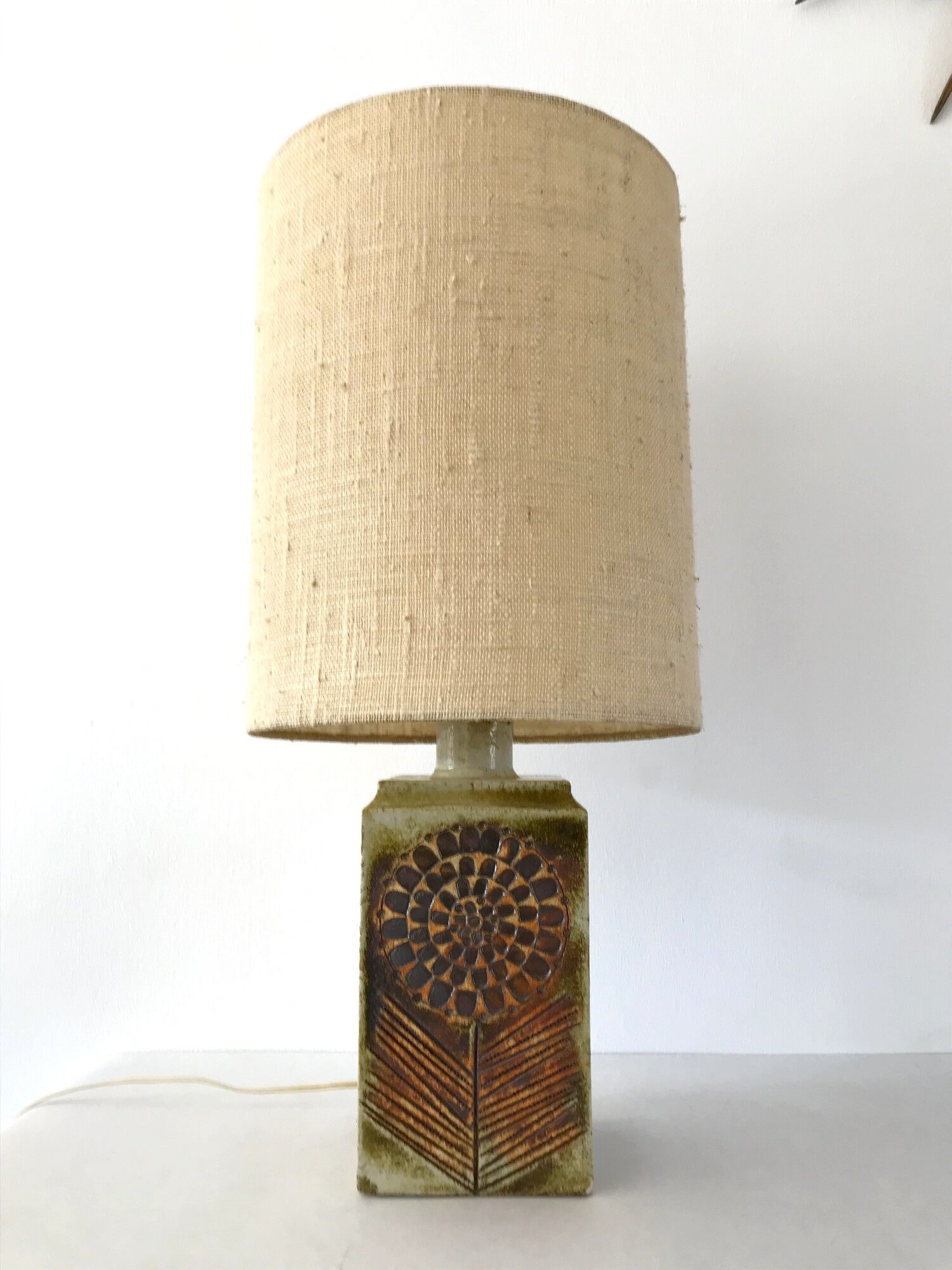 Ceramic lamp by Roger Capron