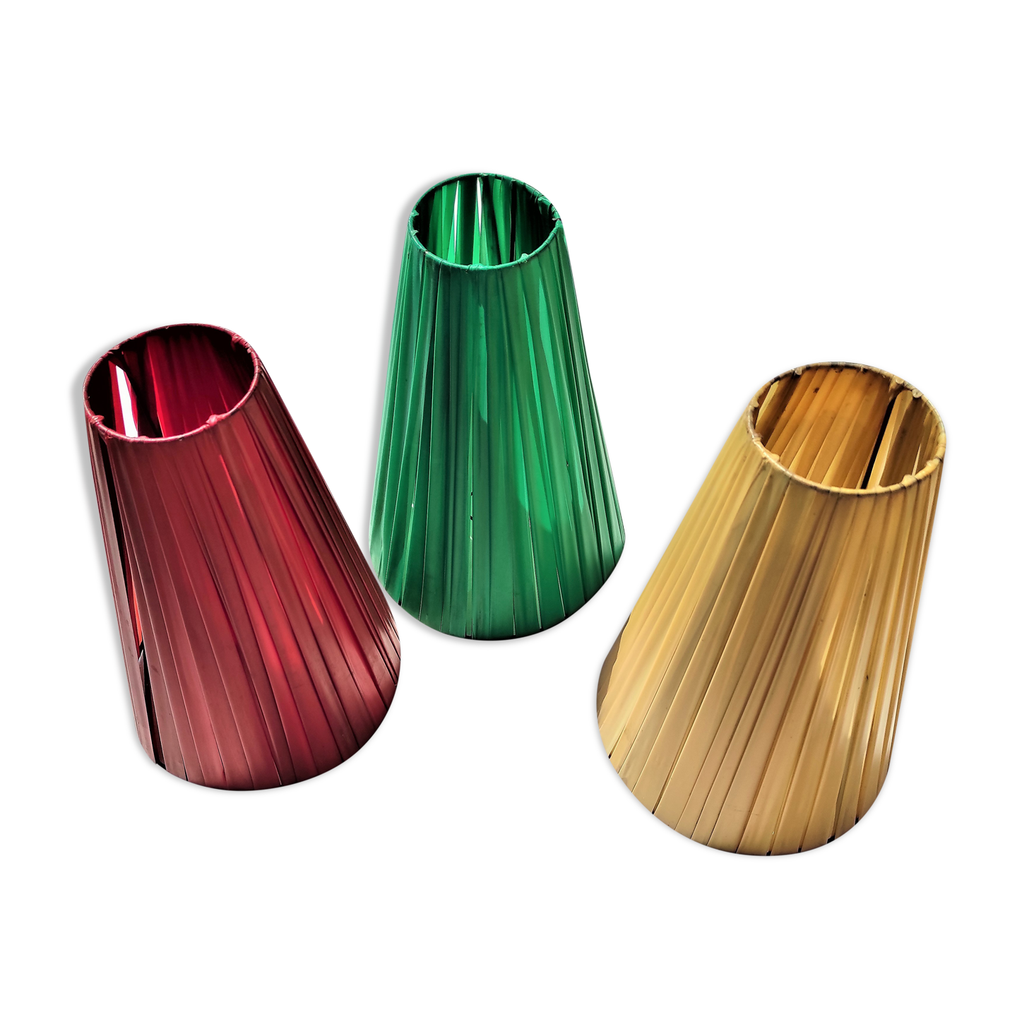 Lampshades day lot of 3 colors