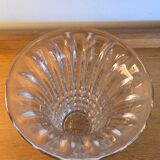 Vase en verre moulé 1950 Art Déco