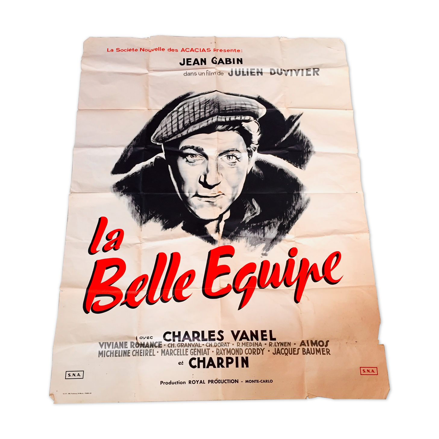Poster  "La belle équipe"