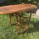 Table ovale en rotin