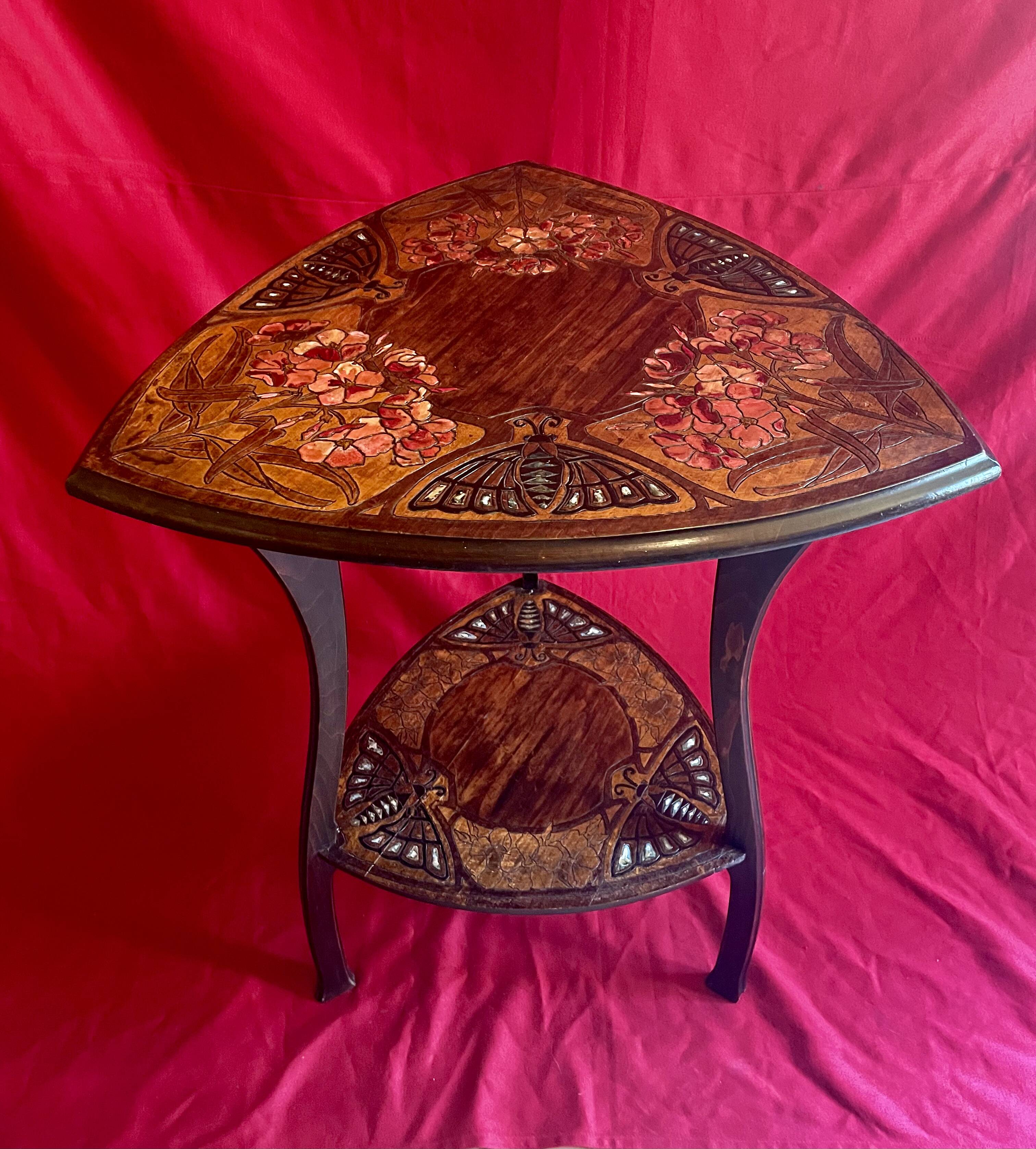 Art Nouveau pedestal table/side table, 1930s