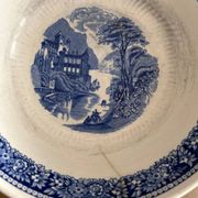 Salad bowl and hollow dish Earthenware OLD ENGLAND