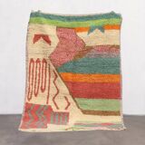 Traditional handcrafted Berber rug, size 140 x 260 cm