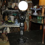 Large Art Deco style lamp 75 cm high