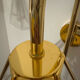 Vintage gold swan neck wall lights