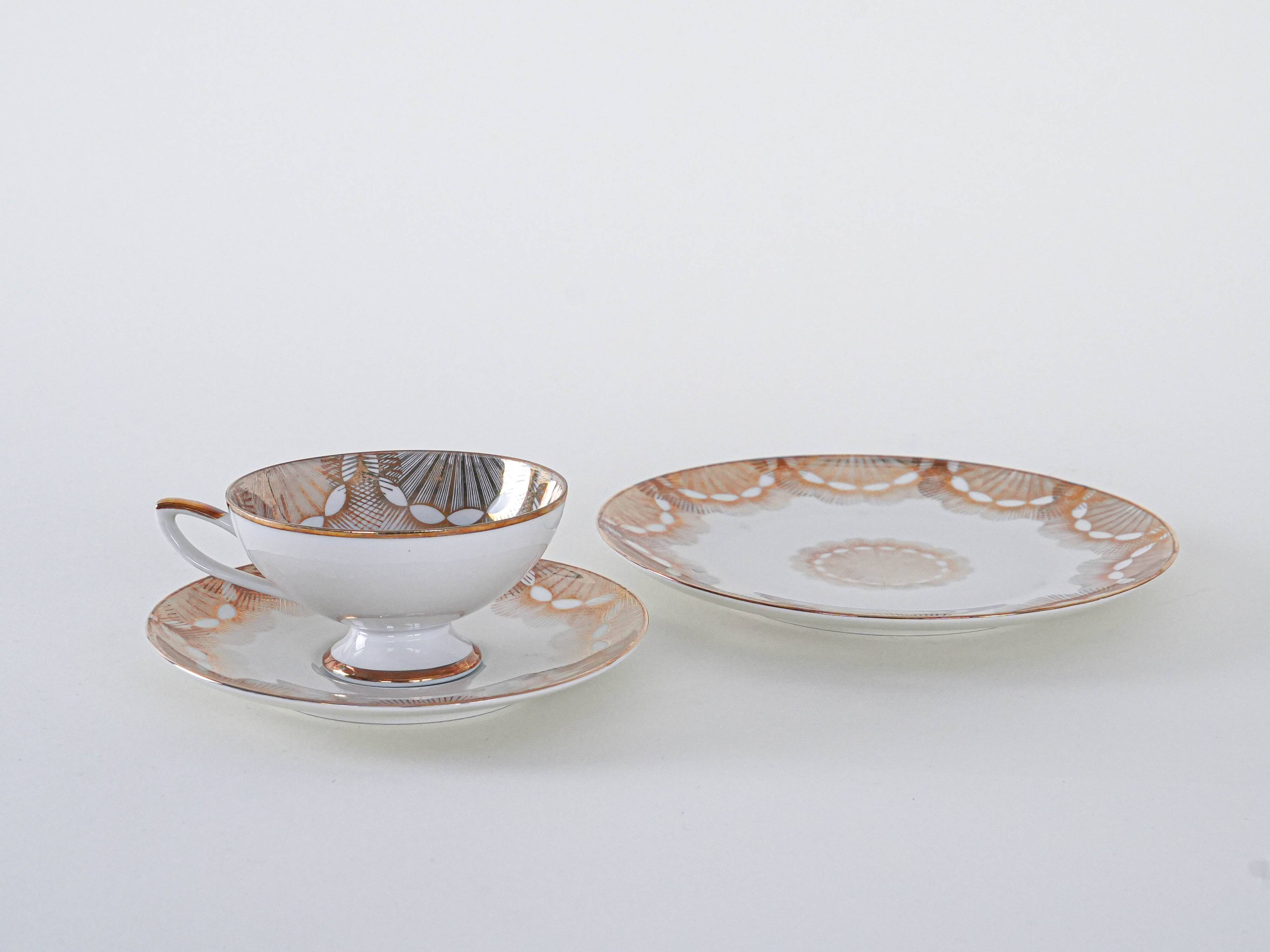 Porcelain cup, German design, 1940s, manufactured Bavaria