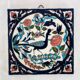 3 vintage Turkish ceramic tiles