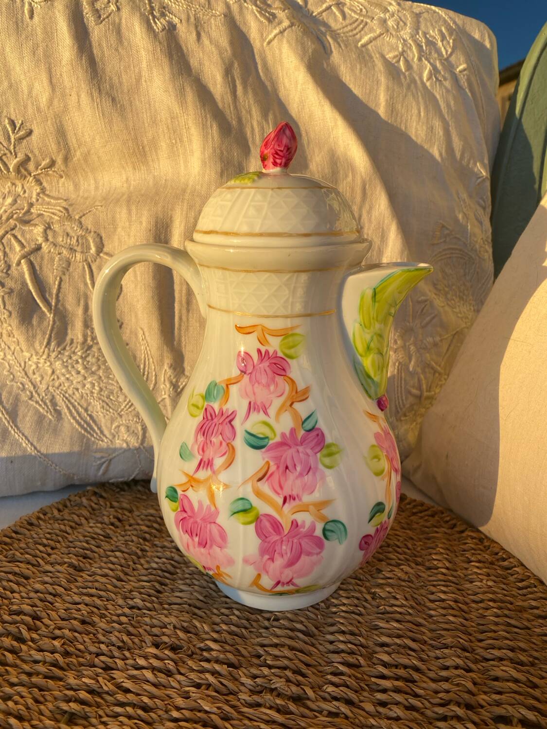 Hand painted Hutschenreuther teapot