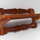 60's coat rack in solid beech