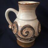 Ceramic jug or pitcher from the strehla fat lava workshops
